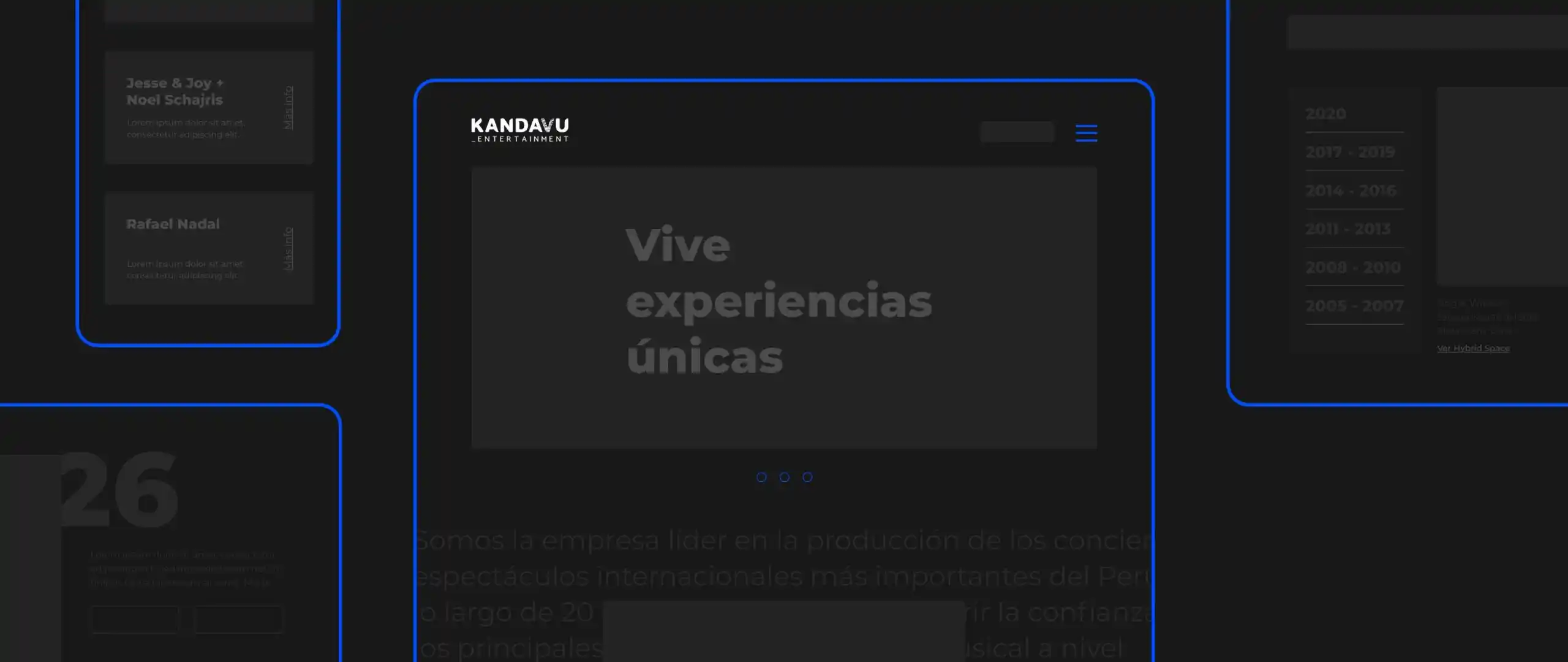 Creamos experiencias únicas